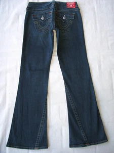 Bota Baja True Religion Joey Mujer Talla 27 Azul Oscuro Envejecido+Elástico L31.25 - Imagen 1 de 11