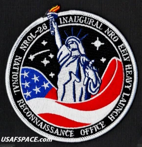 NROL 26 - DELTA IV H INAUGURAL EELV Launch -USAF NRO Classified SATELLITE PATCH  - Picture 1 of 2