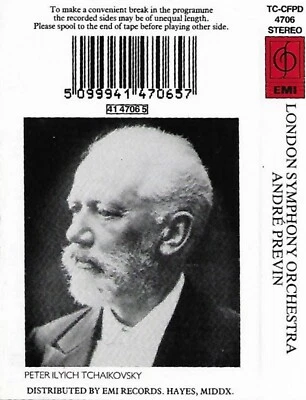 ANDRE PREVIN LSO TCHAIKOVSKY NUTCRACKER CASSETTE 2 ONLY ACT2 - Image 1 of 4