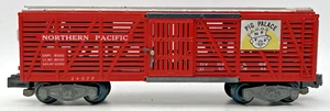 American Flyer S Gauge 24077 Northern Pacific Pig Palace Stock Car Knuckle Cplrs - Picture 1 of 10