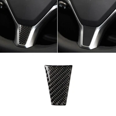 Cubierta de la barbilla del volante interior del coche de fibra de carbono para Tesla S X 2017-2018 Foto 1 de 4