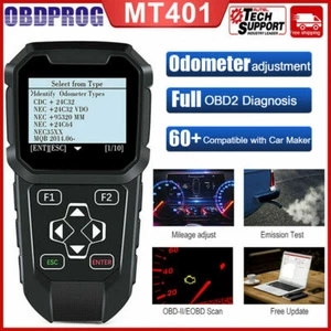 OBDPROG MT401 Odometer Mileage Correction Pro-grammer Cluster Adjust OBD Scanner - Picture 1 of 10