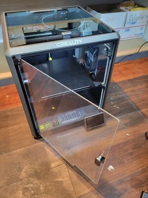 Repuesto de puerta delantera acrílica Creality K1 Max - Duradero e irrompible Foto 1 de 3