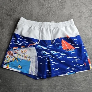 Polo Ralph Lauren Cruise Ship Printed Swim Short Mens XXL Beach Vacation - Picture 1 of 19