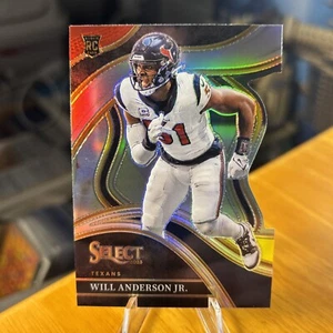 2023 Select WILL ANDERSON JR. #207 Club Level Red & Blue Prizm Die-Cut TEXANS - Picture 1 of 11