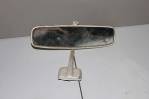 OEM 1969-1974 Volvo 144, 145 Tan Rear View Mirror & Mounting Plate - Picture 1 of 15