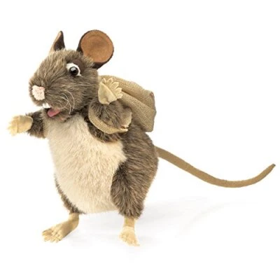 Folkmanis Pack Rat Hand Puppet - Image 1 of 3