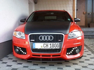 Audi S4 in RS4 Optik mit 3.0 Ltr. V6 Diesel, Misanorot Perleffekt, V6 mit 300 PS - Bild 1 von 4