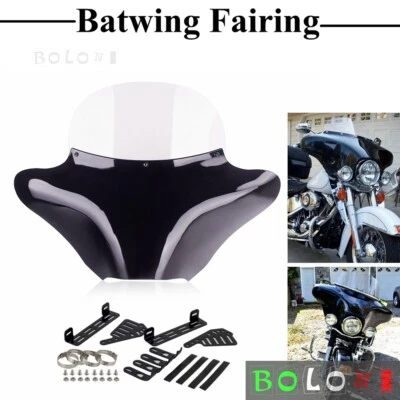 Kit de parabrisas carenado murciélago para Kawasaki Vulcan 1500 VN1500 VN750 VN800 VN900 Foto 1 de 4