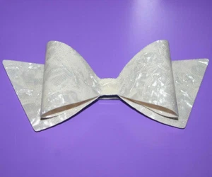 Extra Large Oversized Bow Ribbon Barrette Plastic Hair Clip New Made in France - Picture 1 of 5