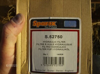 SPAREX HYDRAULIC FILTER S 52750 - Image 1 of 2