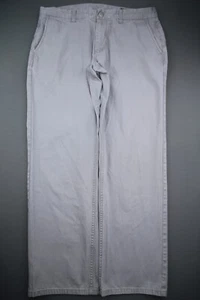Pantalones chinos rectos Bonobos grises para hombre talla 34x30 (Sr 34x28) - Imagen 1 de 9