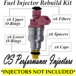 Fuel Injectors Rebuild Repair Kit fits 0280150998 for 1997-1999 Dodge 3.9L V6