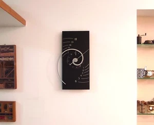 Einzigartige Spiral Wanduhr, Alpha, edel, mathematisch, künstlerisches Design, Geschenk - Bild 1 von 5
