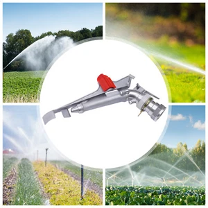 Agricultural Irrigation Water Spray Gun Garden Lawn Large Area Impact Sprinkler - Picture 1 of 65