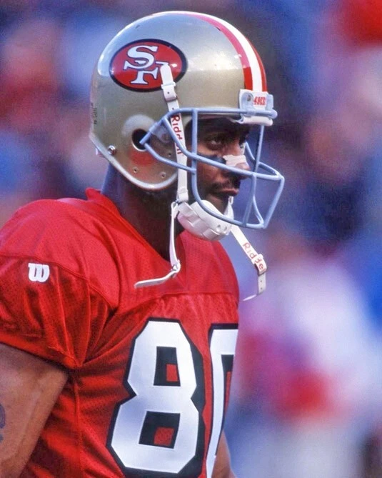 San Francisco 49ers JERRY RICE Glossy 8x10 Photo NFL Football Print Poster - Image 1 of 1
