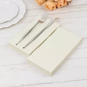 50 Plain Soft 2 Ply Dinner Table Cocktail Paper NAPKINS Party Events Decorations - Picture 1 of 202