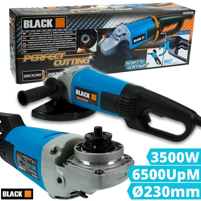 Winkelschleifer Trennschleifer 230 mm Schleifgerät Schleifen Zusatzgriff 3500W - Bild 1 von 4