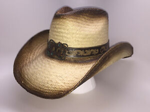 COOPER FLOWER Straw Cowboy Hat by Austin