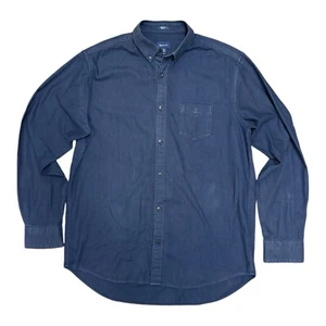 Gant Long Sleeve Shirt Mens XL 43/44 17.5 Tech Prep Button Down Regular - Picture 1 of 11