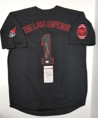 Camiseta deportiva personalizada autografiada por Fedor Emelianenko Bellator MMA, UFC TALLA 52.WITNESS JSA Foto 1 de 4