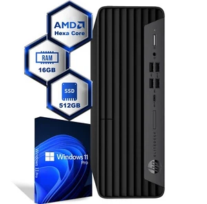 HP 805 G6 SFF Desktop PC AMD Ryzen 5 PRO 4650G 16GB RAM 512GB SSD Wi-Fi Win 11 - Picture 1 of 6