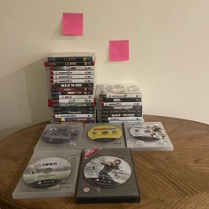 PS3 30 Spiele Lot getestet alle funktionsfähig CIB NFL Guitar Hero III Uncharted Fifa & mehr - Bild 1 von 4
