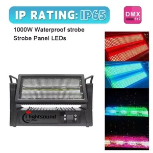 1000W waterproof LED Strobe Moving Head Light Stage Effect DJ strobo light IP65 - Picture 1 of 11