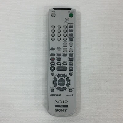 Sony Vaio Giga Pocket  Remote Control Model RM-GP4U Tested Working - Image 1 of 4