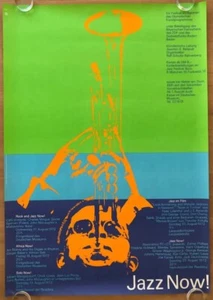 Poster Manifesto Olimpiadi Monaco 1972 Olimpiadi_ Jazz Now - A0 - Musica Cultura Anni 70 - Foto 1 di 7