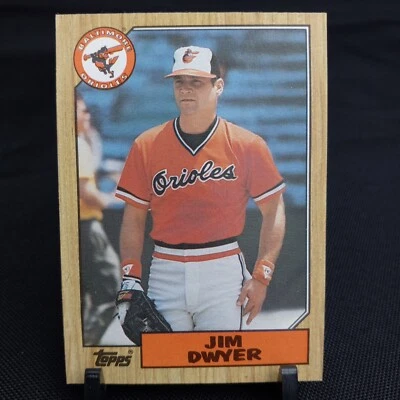 1987 Topps Baseball Card Jim Dwyer Baltimore Orioles #246 (1A555) - Image 1 of 3
