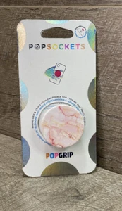 NEW PopSockets Phone POPGrip Stand Peach Marble Rose Gold Swappable Top - Photo 1 sur 6
