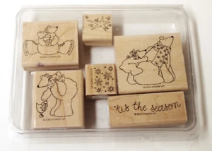 Juego de estampillas de osos polares Stampin Up 2000 - Imagen 1 de 2