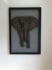 Elephant wall art sculpture from artist louis mcdonald 