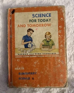 VTG-1959-Science For Today And Tomorrow-Teachers Edition-Herman & Nina Schneider - Imagen 1 de 12