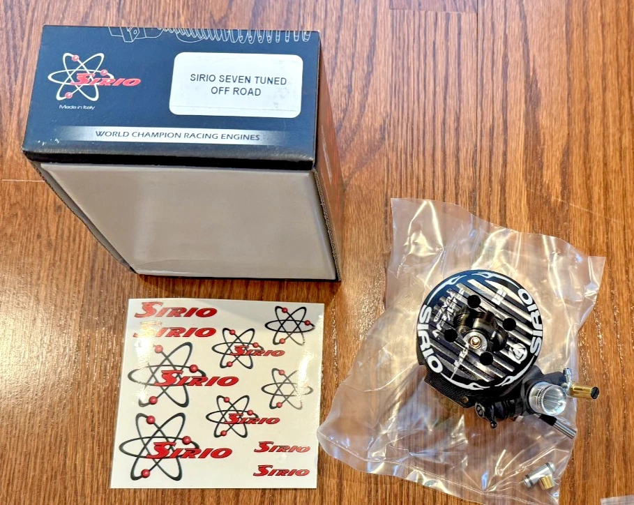 Sirio Seven 7 Port Tuned Offroad .21 Balanced/Red Putty Crank (Novarossi) Buggy - Image 1 of 4