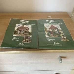 Lilliput lane Counted Cross Stitch Kits x 2 Bundle LL09 and LL07 NEW - Picture 1 of 5
