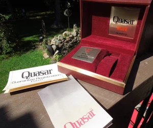 70er Jahre Quasar Time Corp. LED Armbanduhrenbox - Bild 1 von 9