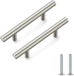 30 Pcs Brushed Nickel 4 inch Cabinet Handle Length | 2.5 inch Drawer Pulls Ho... - Picture 1 of 3