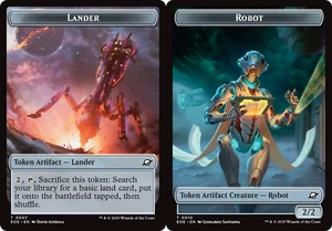 x4 Lander/Robot TEOE Edge of Eternities MTG 7-10 TOKEN M/NM 4x - Imagen 1 de 1