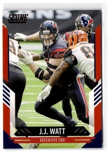 Puntuación 2021 J.J. Watt #158 Red Houston Texans - Imagen 1 de 2