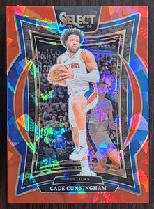 2024-25 select Cade Cunningham #65 Red Ice Prizm Concourse - Picture 1 of 2
