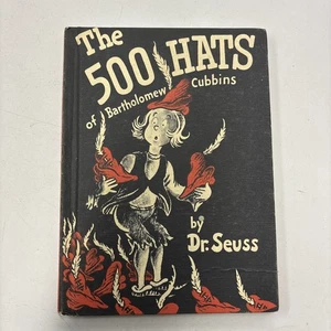 Vintage Book Dr Seuss The 500 Hats of Bartholomew Cubbins 1938 Later printing - Picture 1 of 24