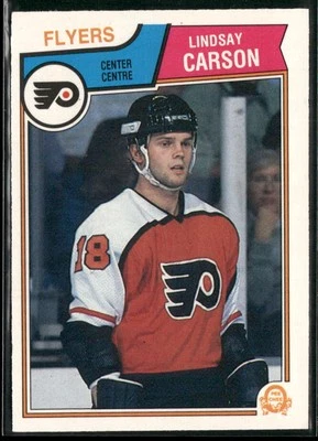1983-84 O-Pee-Chee Lindsay Carson RC #261 Philadelphia Flyers - Image 1 of 2