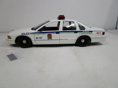 UT MODELS 1/18 1996 CHEVY CAPRICE BROSSARD POLICE CANADA USED NEAR MINT *READ* - Image 1 of 4