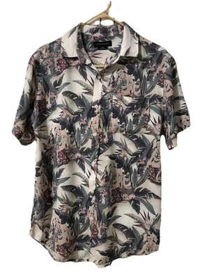 Camisa Hawaiana Algodón Sobre Botones Hula Niñas Talla Pequeña Playa Verano Informal Foto 1 de 4