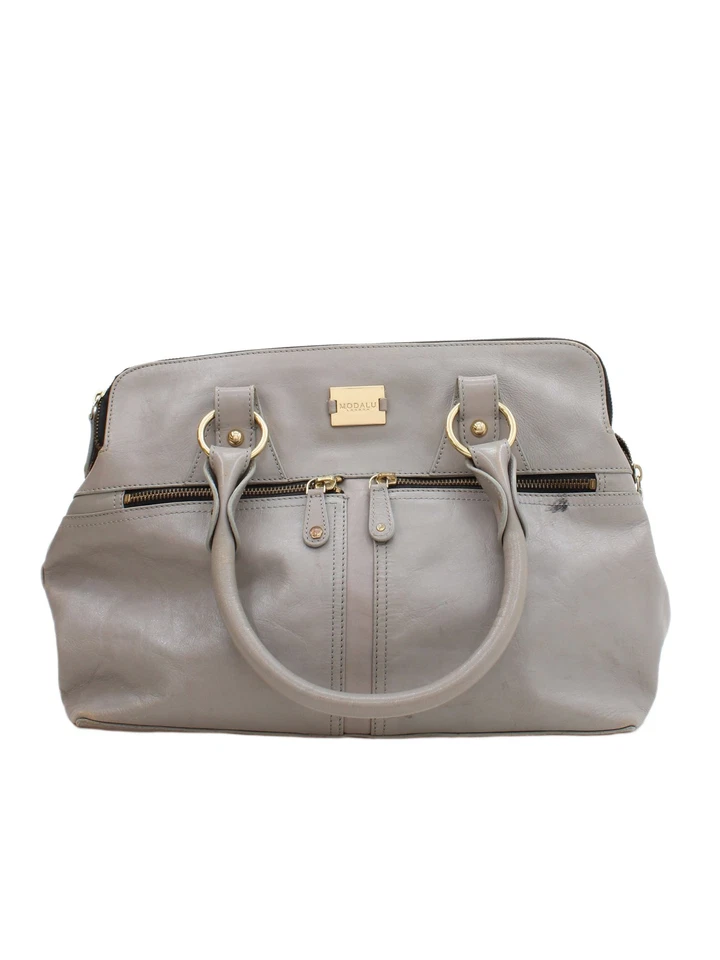 Modalu Women's Bag Grey 100% Other Shoulder Bag - Image 1 of 4