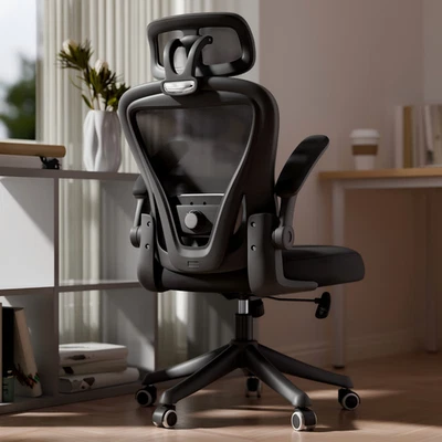 Ergonomic Executive Chair with Lumbar Support Mesh Home Office Chair Desk Chair - Image 1 of 4