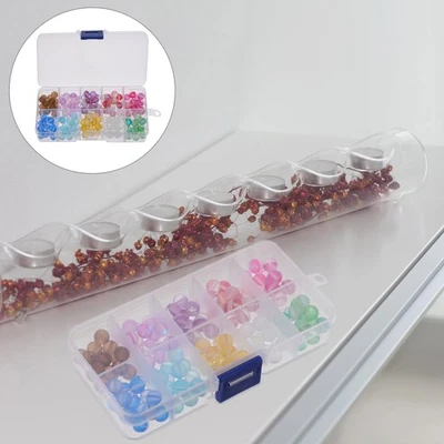 150pcs gefrostete Kristallperlen -Abstandssperlen für Armband -Halskettenzubehör - Bild 1 von 4