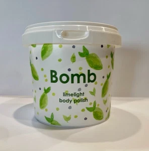 NEW BOMB COSMETICS UK SHEA BUTTER BODY POLISH 13.2 OZ JAR ๐โ๐ฉ LIMELIGHT ๐โ๐ฉ - Picture 1 of 2